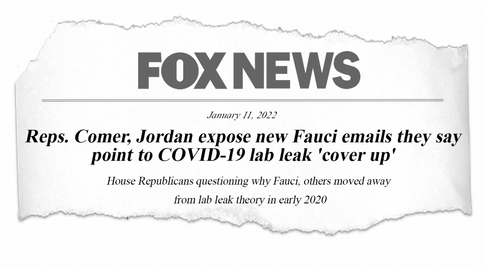 ICYMI: Comer Joins Fox News, Highlights Emails Showing Dr Fauci