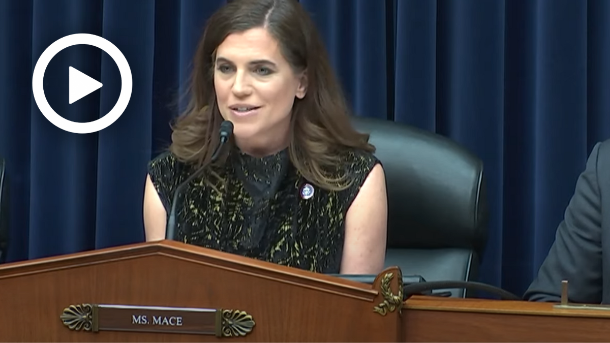 Mace Delivers Opening Statement Written by ChatGPT at AI Hearing ...