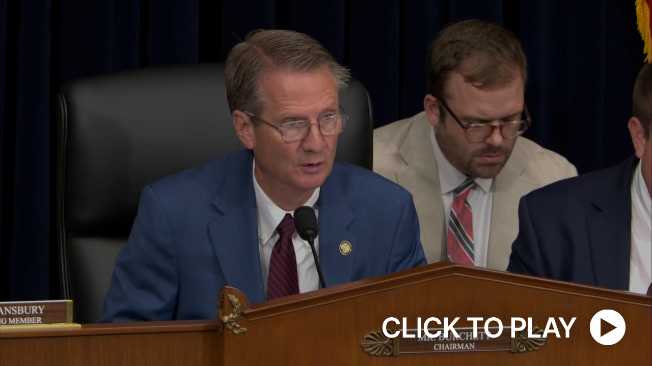 Burchett Opens Hearing on Combating Fraud in SNAP