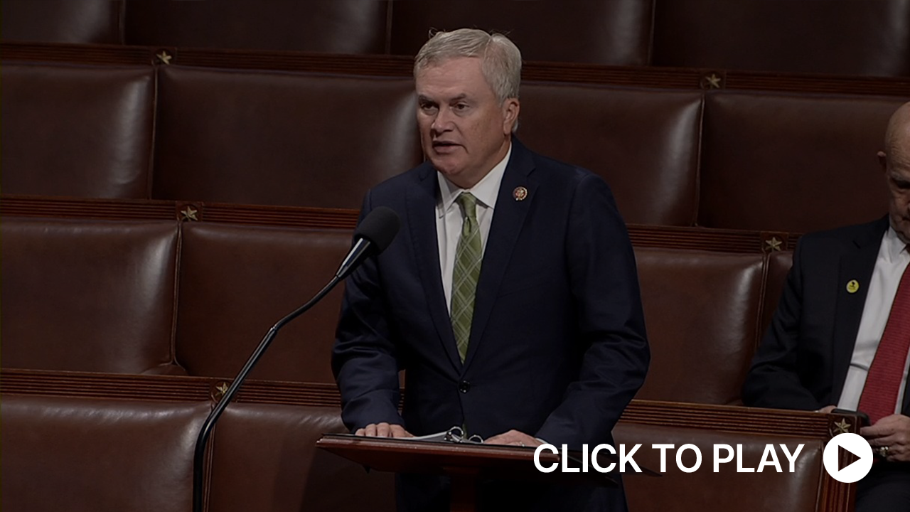 Comer: Government Must Stop Fraud Before It Starts
