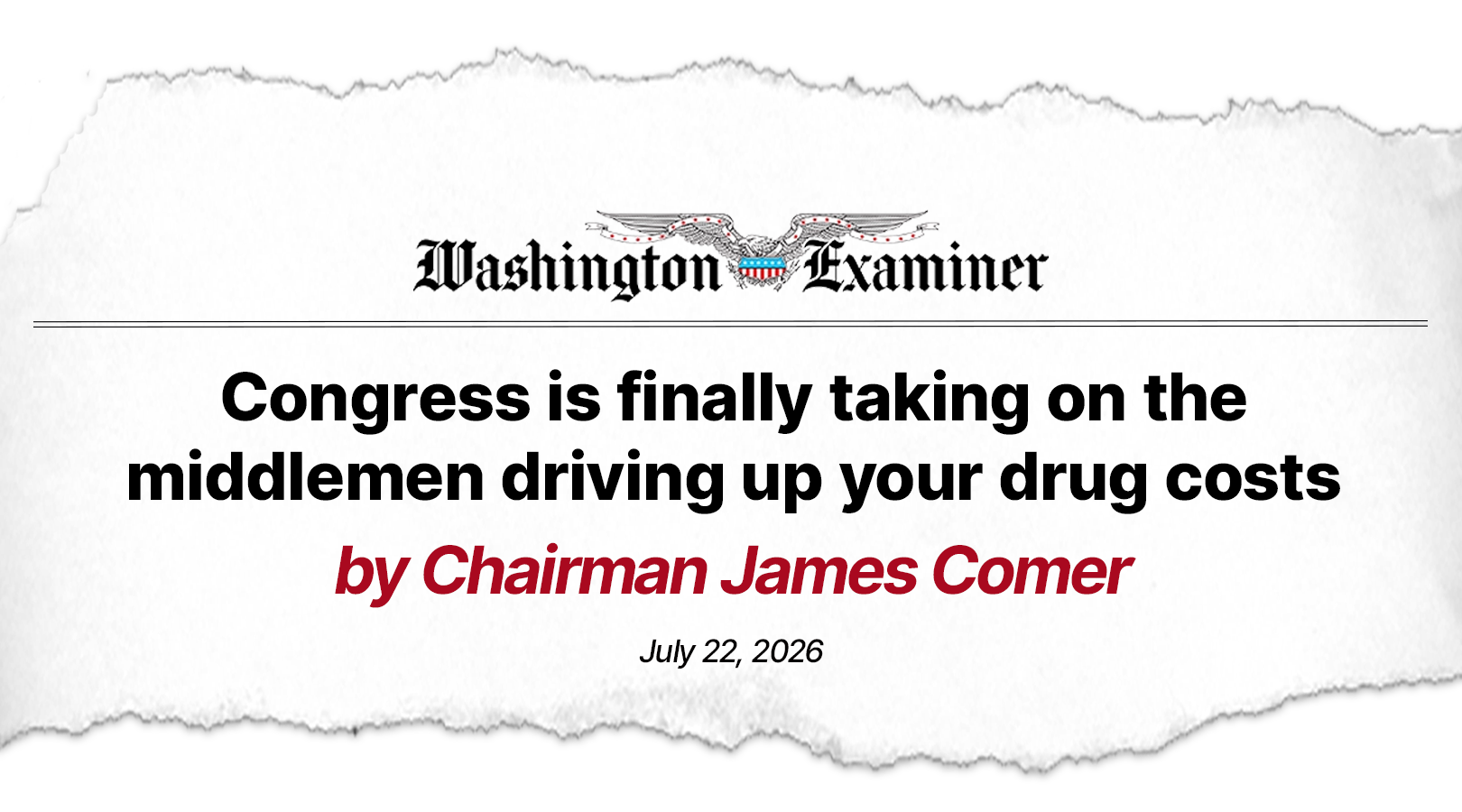 In Case You Missed It: Congress Is Set to Take on the Middlemen Driving Up Your Prescription Drug Costs